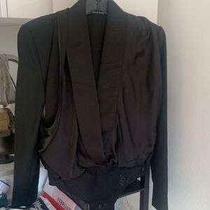 Black Long Sleeve Bodysuit